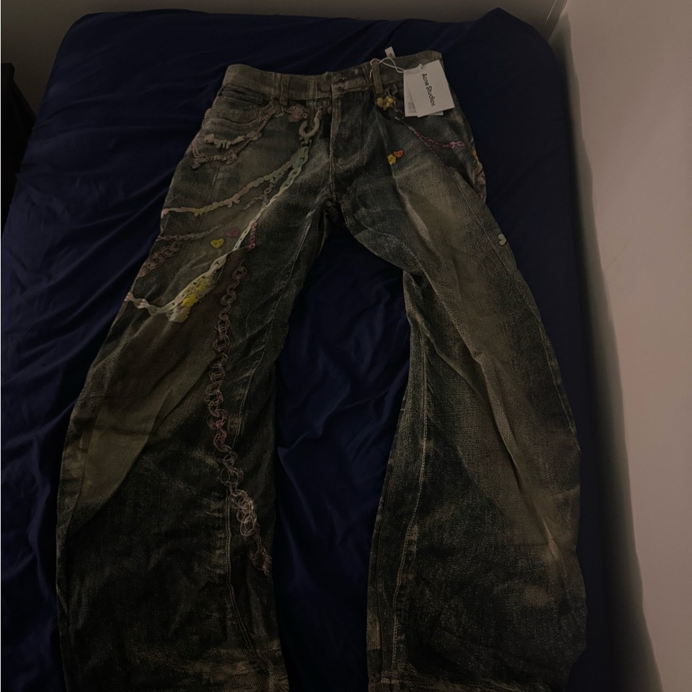 Acne Studios Men’s Printed “2006” Jeans